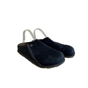 Birkenstock Zermatt Black Suede Slip On Clogs Cork Footbed EU43 = US 10